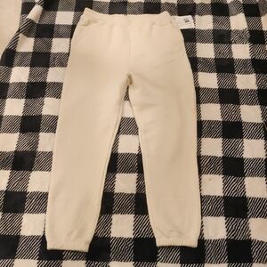 New!Beyond Yoga Adults Ivory Joggers In Medium